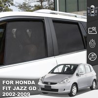 Magnetic Car Sunshade For Honda JAZZ Fit GD (2001-2008) Front Windshield Curtain Rear Side Baby Window Mesh Sun Shade Visor
