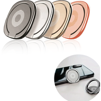 Ultra-thin Phone Stand Finger Ring Holder 360° Degree Rotation Folding Metal Phone Stand Mount Smartphone Holder for IPhone