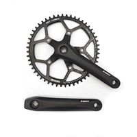 AliExpress NONE KEOS Square Taper Crankset CNC Aluminum 110BCD Narrow-Wide Chainring 7-12Speed Bike Cranks 36-52T Road Bike Parts Lightweight