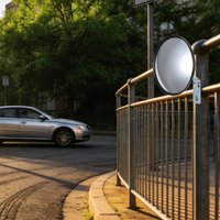 Heavy Duty Convex Safety Mirror Wide View Angle for Indoor Outdoor Use Supermarket Warehouse Garage Driveway Corner Surveillance