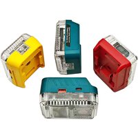 Lithium Battery Case Adapter Converter For Makita For DeWalt For Milwaukee For M18 For Bosch Charger USB Type-C Power Bank 138W