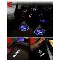 For Saab 9-3 93 2003-2010 2011 2012 Saab 9-5 95 1998-2010 2011 Car styling Auto Door LED Decoration Wireless Welcome Light