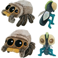16cm Anime Spider Anime Little Fly Toy Cartoon Animal Movie Doll Toy Children's Birthday Christmas Gift Plush Toy Decoration