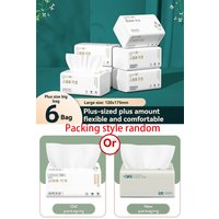 8 Packs Extractable Toilet Paper 4 Layers Thickened Wettable Facial Tissue Kitchen Napkins Handkerchiefs Disposable Tissue Paper