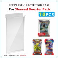 10PCS PET Plastic Protector Case For Sleeved Booster Pack【0.45mm Thick】