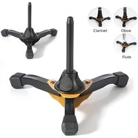 Portable Foldable Tripod Stand for Clarinet Flute Oboe Wind Instrument Non-slip Lightweight Holder Stand Clarinet Accessories