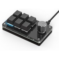 RGB 3 Keys Macro Programming Mini Keyboard for Photoshop Gaming Hotswap Keypad Copy Paste Mini Custom Button Macropad