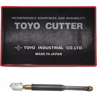 TOYO Japan TC-90 Diamond Glass Cutter High Quality Wholesale Price Long Use Time Plastic Handle Diamond Tip Glass Knife