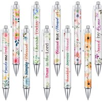 10/20/30/50 Pcs Christian Pens For Women Religious Inspirational Quotes Ballpoint Pens Bible Verse Funny Office School Wholesale