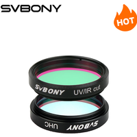 Svbony 1.25'' UHC /UV-IR Elimination of Light Pollution Filters for Astronomy Telescope Eyepiece Observation of Deep Space
