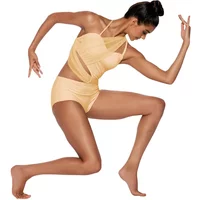 MiDee Personalized Ballet Dance Leotards Girls for Women Asymmetric Cross Design Camisole Jumpsuit Gymnastics Stage Costume
