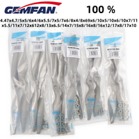 GEMFAN Propeller 4.47x4.7/5x5/6x4/6x5.5/7x5/7x6/8x4/9x6 to 17x10 High Efficiency Propeller for Fixed Wing FPV Drone RC Airplane