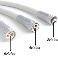 2Hole 4Hole 6Hole Tube Dental High/Low Speed Air Turbine Handpiece Silicone Hose Three Way Syringe Dental Chair Accessories