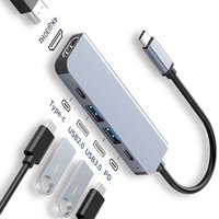 USB C Hub auf 4K HDMI-kompatible USB 3.0 2.0 Typ C PD Ladestation für MacBook iPad Samsung S10 Dex TV Maus Tastatur U Disk