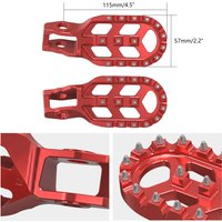 AliExpress NICECNC 2025 2024 For Stark Varg EX MX Extender Foot Pegs Footrests Pedals Aluminum For Stark Varg EX MX Accessories Electric Dirt Bike