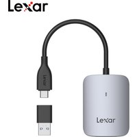 Lexar USB 3.2 CFexpress Type A Card Reader RW515 with USB-C cable and a USB-C to USB-A adapter Up to 900MB/s transfer speeds