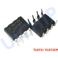 10pcs/lot TL072CN TL072 TL072C TL072CP DIP-8 Operational Amplifiers - Op Amps Dual Low Noise JFET new original