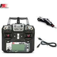 FLYSKY FS-i6X FS i6X 10CH 2.4GHz AFHDS 2A RC Transmitter With X6B iA6B A8S iA10B iA6 Receiver for RC FPV Racing Drone Retailbox