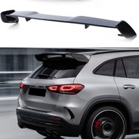 2020 2021 2022 2023 For Mercedes-Benz GLA H247 Class GLA180 200 GLA35 45 AMG Big Spoiler Lip Wing Rear Deck By Glossy Black