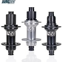 Koozer 450 Center Lock J-bend Boost Rear Hub HG XD MS 8-12s 32 Hole Cr-Mo Steel Axle 5x141mm 12x148 Bike Parts MTB Bicycle Hubs
