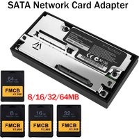 SATA Interface Network Card Adapter for PS2 Game Console SATA Socket HDD Adapter Network Card For Playstation 2 Game Accessories