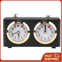 Analog Chess Clock Reduce Pressure Vintage Wind Up Large Easy To Read Dials Professional Mechanical Chess Clock for Board Game