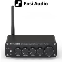 Newest Fosi Audio BT30D Bluetooth Sound Power Amplifier 2.1 Channel Bass & Treble Control Amp Audio Subwoofer 100W + 50W X2
