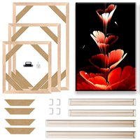Canvas Frame Wooden Frames 60x90 80x120 70x140 Wooden Photo Oil Painting Canvas Diamond Painting Frames Canvas Wood Wall Frame