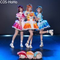 COS-HoHo Lovelive Sunshine Aqours Watanabe You/Takami Chika/Sakurauchi Riko Blackout Song Game Suit Lovely Dress Cosplay Costume