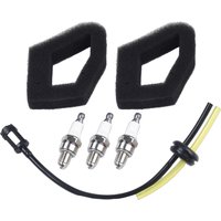 Spark Plug+Air Filter+Fuel Line Filter Kit For ULT425 UMS425 UMK425 UMK435 UMC425 UMC435 HHB25 GX35 Lawn Mower Parts Accessories