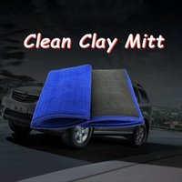 Soft Volcanic Mud Car Wash Magic Clay Bar Mitt Magic Mud Cloth Blue Car Clay Cloth Microfiber Sponge Pad Car