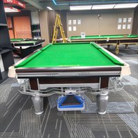 Professional Luxury Home Pool Table, 7ft/8ft/9ft Snooker Table with Ball Return Function, Eco-Friendly Billiard Table for Indoor