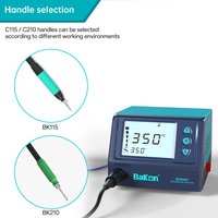 BK969C Soldering Station Large-Screen, Ergonomic Handle with Iron Tip C115/C210 Sleep Function Fast Heating High Stability