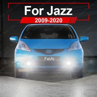 For Honda Jazz LED Front Fog Light Bulb 2009 2010 2011 2012 2013 2014 2215-2020 Jazz Accessories Super Bright LED Fog Light Bulb