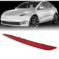 Rear Bumper Reflector Red Lens Car Tail Reflector Light Replacement for Tesla Model Y 2020 to 2023