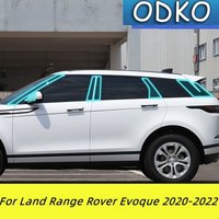 For Land Range Rover Evoque 2020-2022 Window Center Pillar Protective Film Anti-scratch Cover Car Protector Exterior Accessories