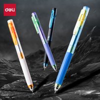 Deli 4/8pcs 0.5mm Black Ink Quick-drying Gel Pens Office Supplies Stationery Signing Pen School Student Supplies Gift
