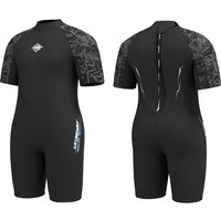 Men's 3mm Neoprene Plus Size Shorty Wetsuit Warm Thermal Short Sleeves Back Zipper Surfing Swimming Drifting Snorkeling Suit