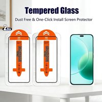 2pcs HD Screen Protector for Honor 400 Lite 200 Smart Tempered Glass honor 300 400 Lite/Smart Dust-Proof Installation