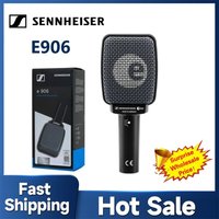Microphone dynamique supercardioïde Sennheiser E906 pour amplificateur de guitare, batterie, percussion, scène, studio d'enregistrement E 906