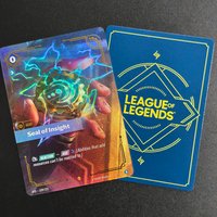 DIY English Riftbound League of Legends Trading Card Game Spiritforged SFD Seal of Discord Unity Rage Insight Strength Gear Card