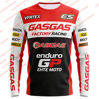 GASGAS Factory Racing Enduro GP Motocross Trikot VFRTEX ES Herren Schnelltrocknend Atmungsaktiv Langarm MX Offroad-Oberteil für Enduro-Rennfahrer