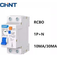 CHINT NXBLE-63Y 6A 10A 16A 32A 63A 10MA 30MA 0.03A 0.01A RCBO 1P+N Residual current Circuit Breaker Over Leakage Protection