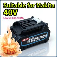 for Makita power tool lithium battery 40V 5.0Ah/7.0Ah/9.0Ah suitable for HP002GZ GWT10T DHP487Z GWS01Z GRU06T DUA02Z