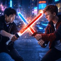NEW Multi-Color Flash Double-edged retractable lightsaber Red And Blue Light LED Light Shine Bright Rotate Sword Stretchable
