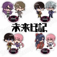 New Anime Future Diary 10 cm Acrylic Stand keychain Character Yuno Action Model Desktop Decoration Collection Gift