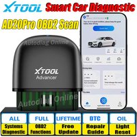 XTOOL AD20PRO Bluetooth Diagnostic Scanner Full System Oil Reset Battery Tests Code Reader Car Scan Tool Automatic OBD2 Scanner