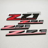 3D Metal Car Logo Z71 OFF ROAD Emblem Badge Car Rear Trunk Fender Side Sticker Red Black Styling Auto Car Accessories
