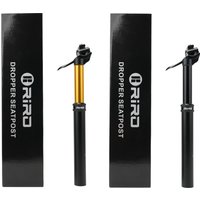 AliExpress riro RIRO Bicycle Dropper Seatpost 27.2/30.9/31.6mm 100/125mm Travel Hydraulic Manual Height Adjustable MTB Road Bike Seat Tube
