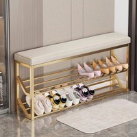 Nordic Luxury Shoe Rack Slippers Gamer Hallway Living Room Shoe Rack Bedroom Narrow With Seat Zapatero Home Garden Furniture